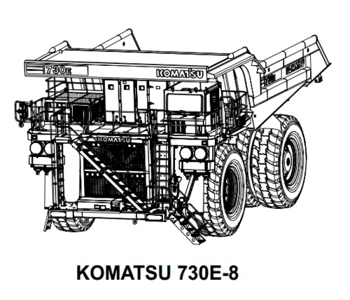 Product picture KOMATSU 730E-8 DUMP TRUCK SERVICE REPAIR MANUAL + FIELD ASSEMBLY MANUAL