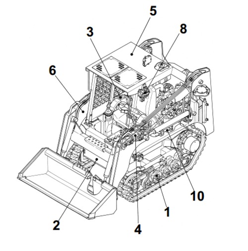 Product picture Takeuchi TL220 Crawler Loader Parts Manual Download